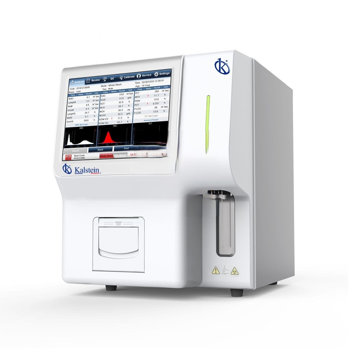 Guía de instalación y puesta en marcha del Analizador Automático de Hematología Veterinaria YR06170